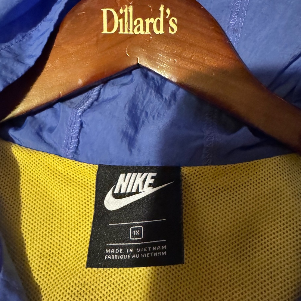 Nike Vibrant Blue and Yellow Jacket